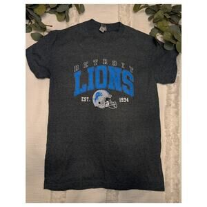 Detroit Lions T Shirt In Dark Gray